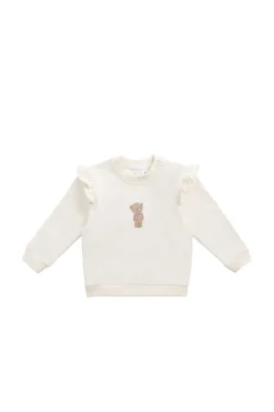 Organic Cotton Maple Sweatshirt - Cloud Little Georgie