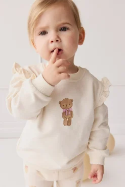 Organic Cotton Maple Sweatshirt - Cloud Little Georgie