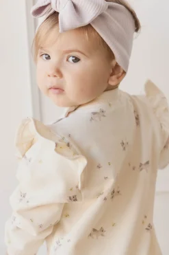 Organic Cotton Maple Sweatshirt - Playful Kittens Whisper White Large