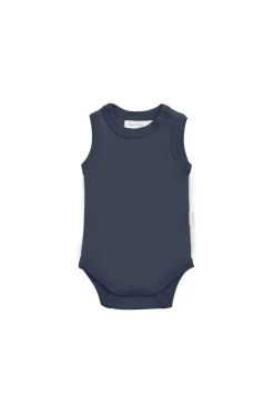 Organic Cotton Marlo Sleeveless Bodysuit - Orion