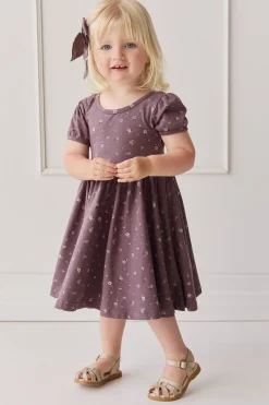 Organic Cotton Meadow Dress - Goldie Huckleberry Large