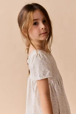 Organic Cotton Meadow Dress - Emmy Lilac