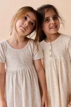 Organic Cotton Meadow Dress - Emmy Lilac