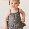 Organic Cotton Meadow Singlet - Simone Lava
