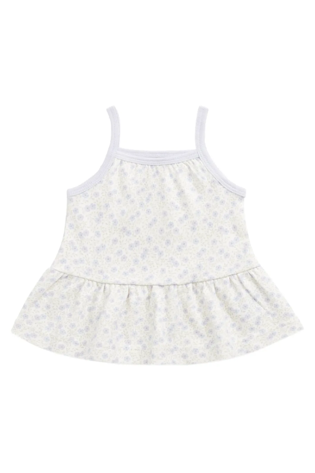 Organic Cotton Meadow Singlet - Emmy Lilac