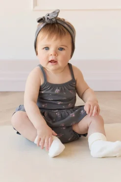 Organic Cotton Meadow Singlet - Simone Lava