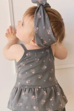 Organic Cotton Meadow Singlet - Simone Lava