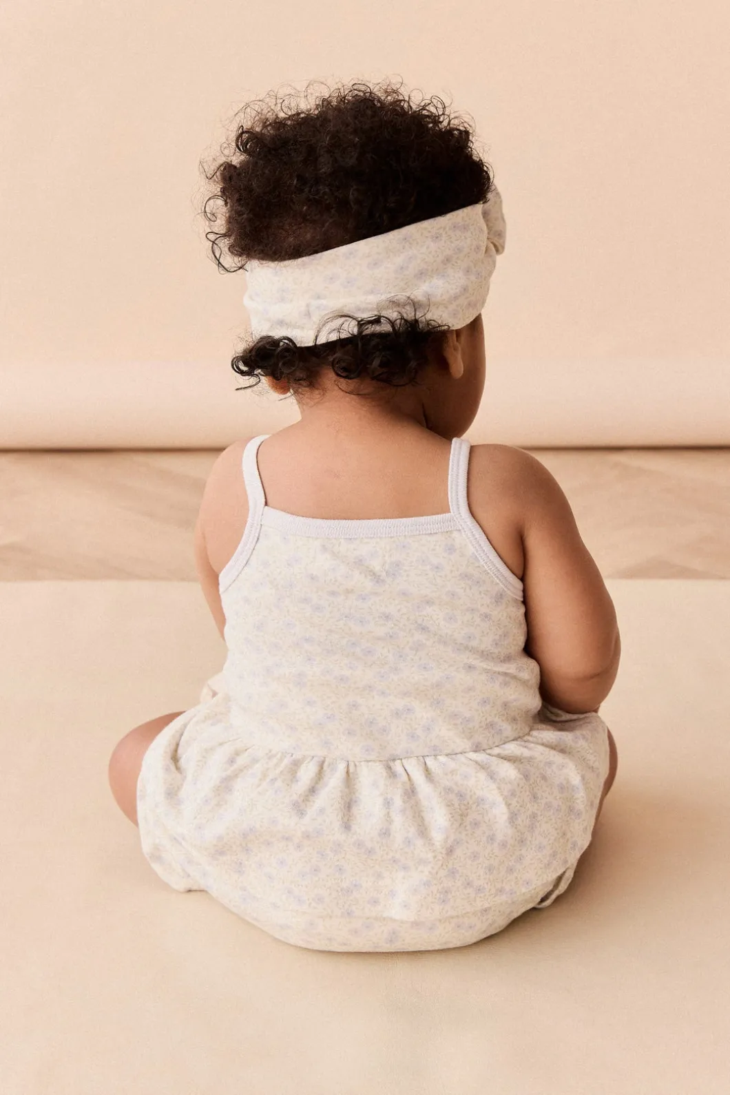 Organic Cotton Meadow Singlet - Emmy Lilac