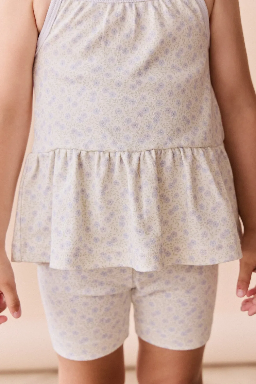 Organic Cotton Meadow Singlet - Emmy Lilac