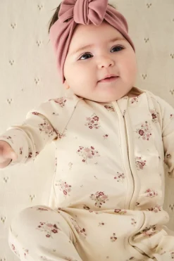 Organic Cotton Melanie Onepiece - Lauren Floral Tofu