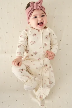 Organic Cotton Melanie Onepiece - Lauren Floral Tofu