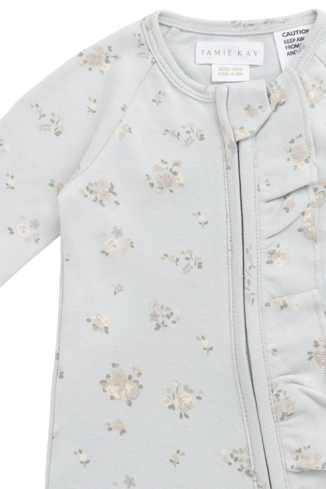 Organic Cotton Melanie Onepiece - Petite Fleur Blue
