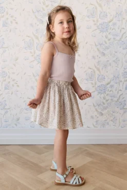 Organic Cotton Melanie Skirt - Fifi Violet