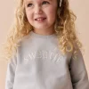 Organic Cotton Mimi Sweatshirt - Dawn Blue Sweetie