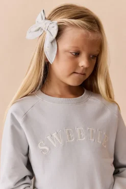 Organic Cotton Mimi Sweatshirt - Dawn Blue Sweetie
