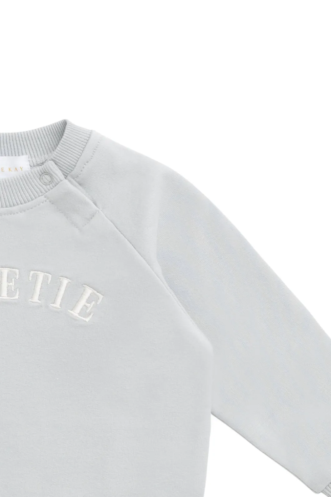Organic Cotton Mimi Sweatshirt - Dawn Blue Sweetie