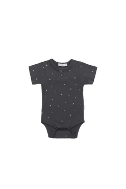 Organic Cotton Modal Darcy Tee Bodysuit - Milky Way Icelandic