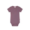 Organic Cotton Modal Darcy Rib Tee Bodysuit - Della
