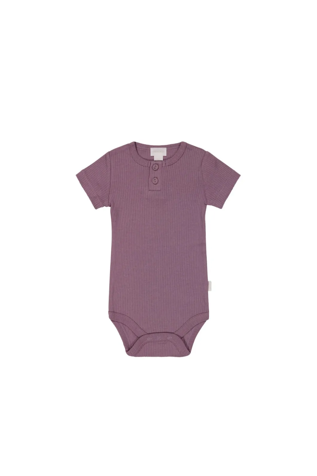 Organic Cotton Modal Darcy Rib Tee Bodysuit - Della