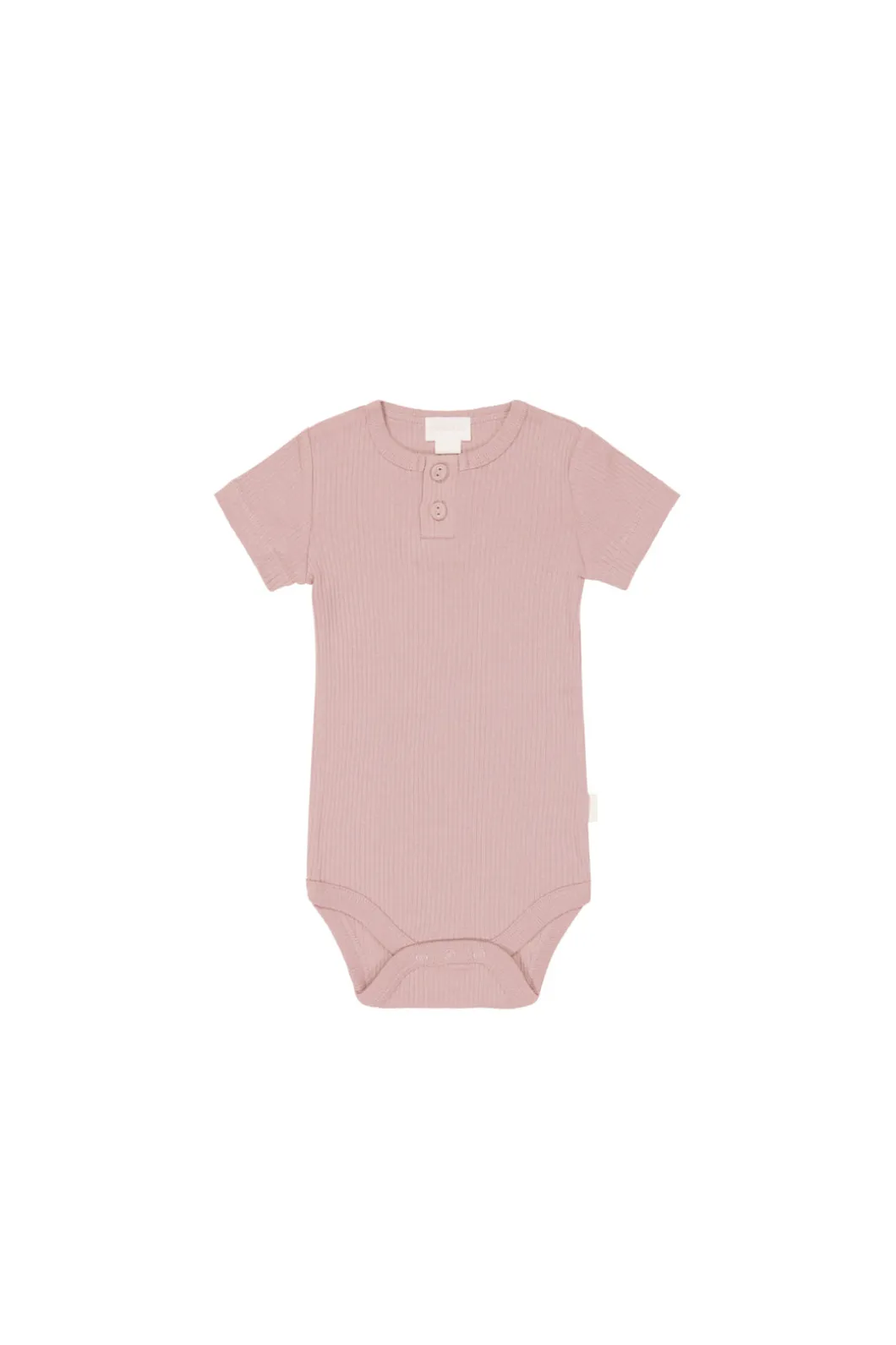 Organic Cotton Modal Darcy Rib Tee Bodysuit - Doll