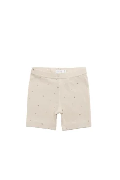Organic Cotton Modal Elisa Bike Short - Milky Way Buff
