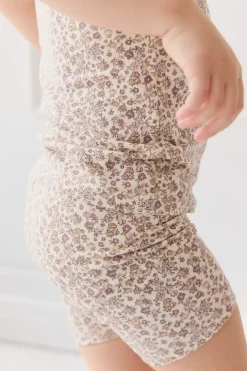 Organic Cotton Modal Elisa Bike Short - Amber Eggnog