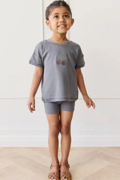 Organic Cotton Modal Elisa Bike Short - Lava