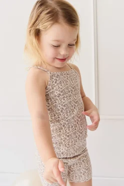 Organic Cotton Modal Elisa Bike Short - Amber Eggnog