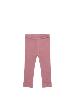 Organic Cotton Modal Everyday Legging - Rose Garden