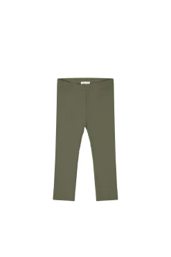 Organic Cotton Modal Everyday Legging - Sicilian Olive