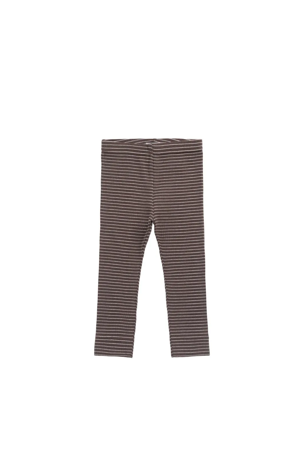 Organic Cotton Modal Everyday Legging - Little Stripe Earth/Cloud