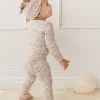 Organic Cotton Modal Everyday Legging - Amber Eggnog