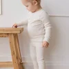 Organic Cotton Modal Everyday Legging - Oatmeal Marle
