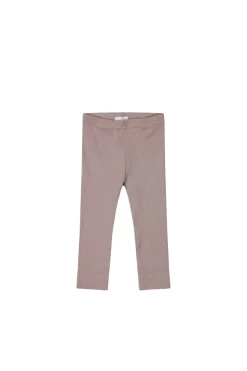 Organic Cotton Modal Everyday Legging - Mauve Shadow
