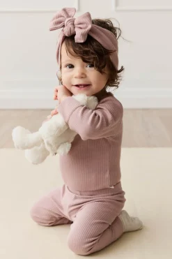 Organic Cotton Modal Everyday Legging - Mauve Shadow