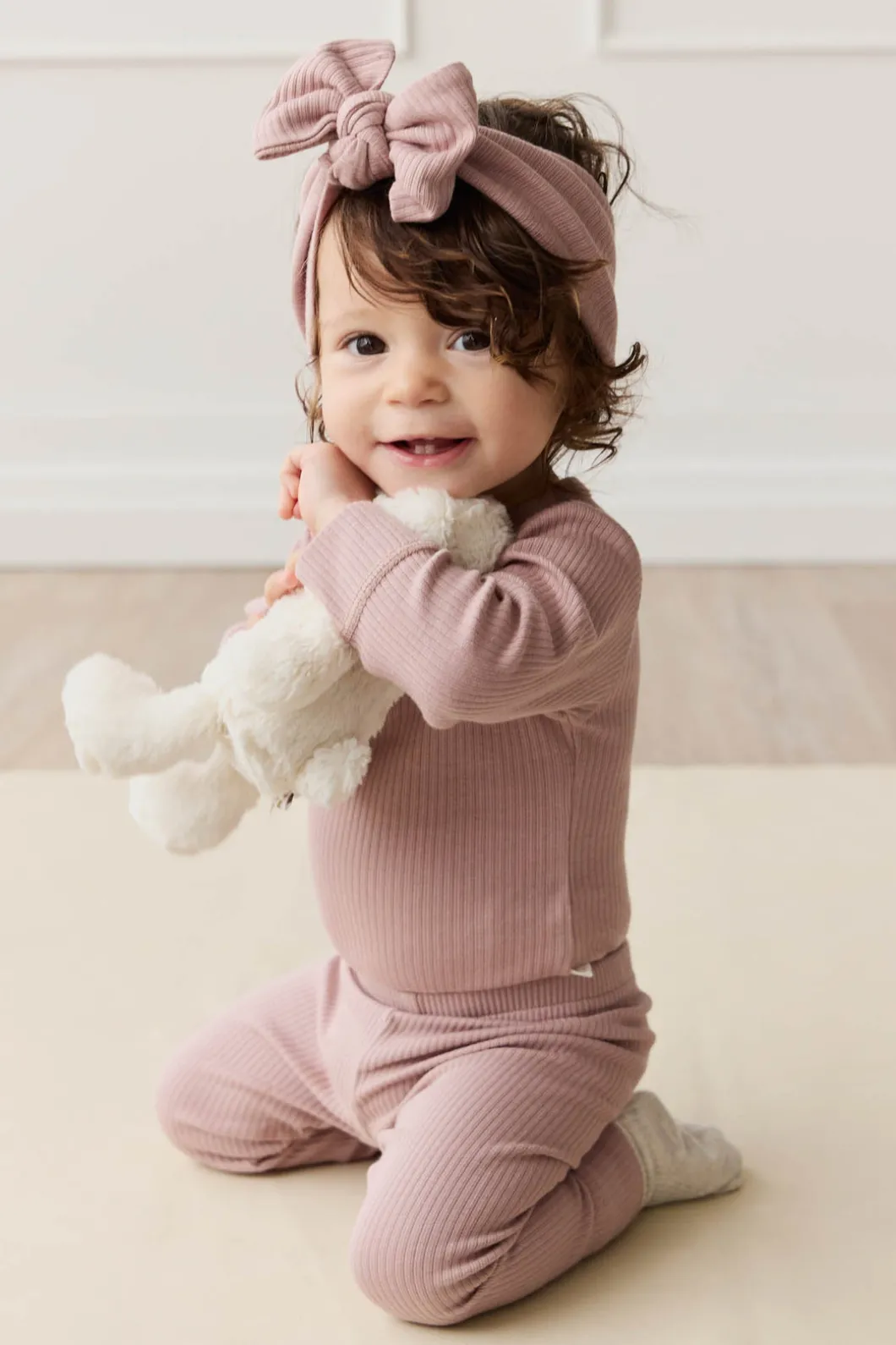 Organic Cotton Modal Everyday Legging - Mauve Shadow