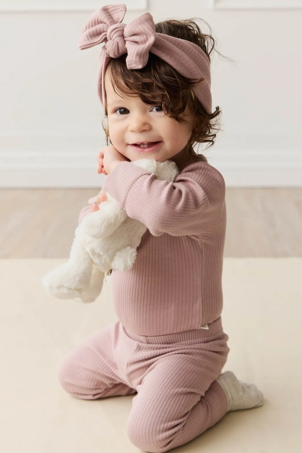 Organic Cotton Modal Everyday Legging - Mauve Shadow