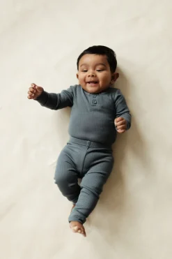 Organic Cotton Modal Everyday Legging - Smoke