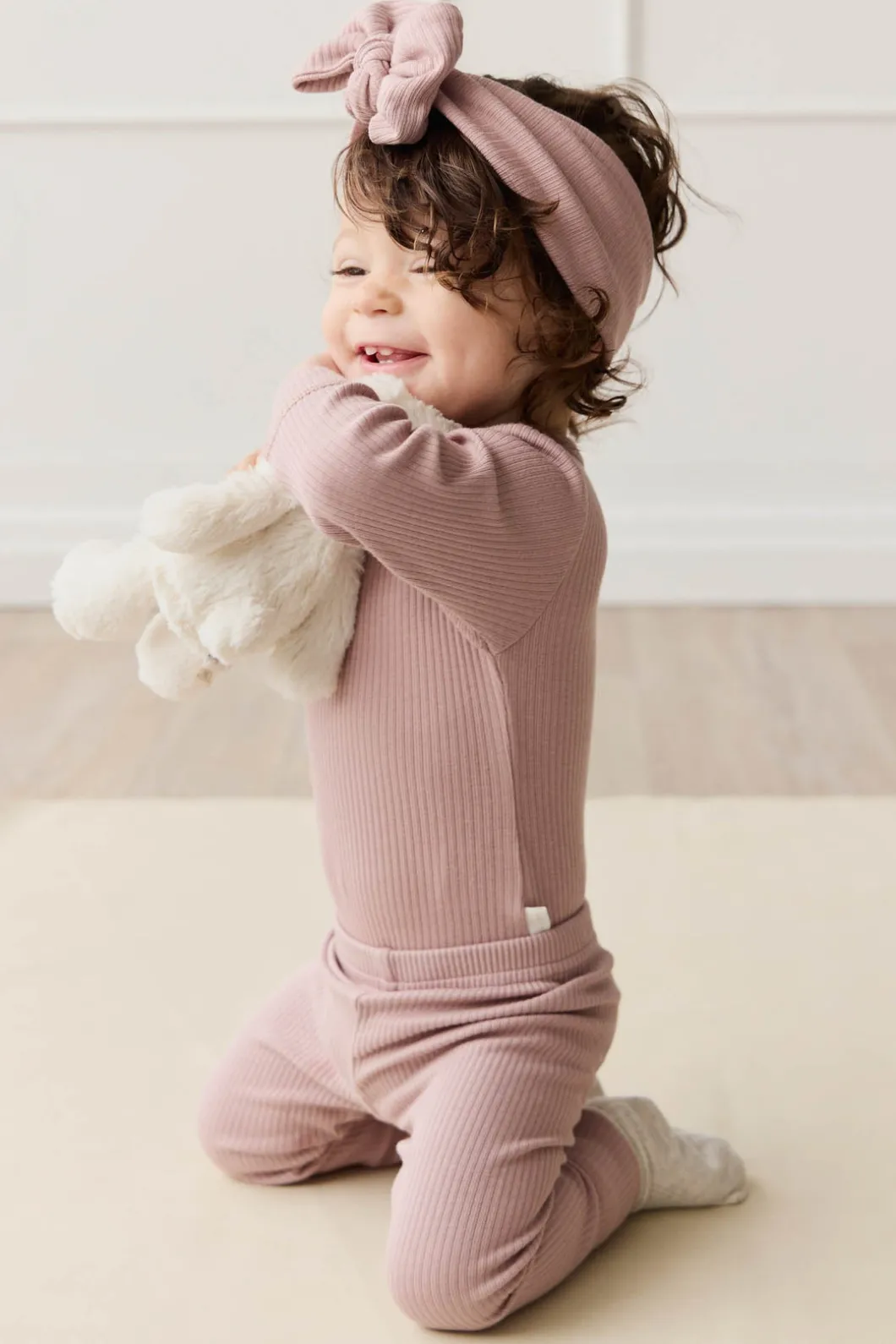 Organic Cotton Modal Everyday Legging - Mauve Shadow