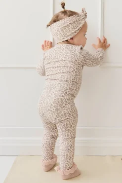 Organic Cotton Modal Everyday Legging - Amber Eggnog