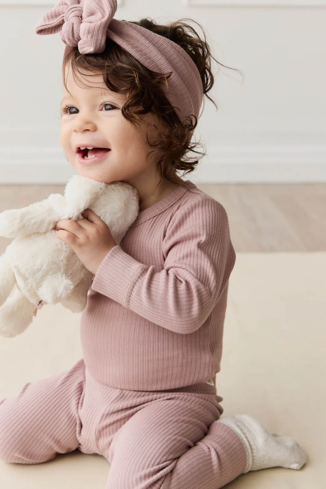 Organic Cotton Modal Everyday Legging - Mauve Shadow