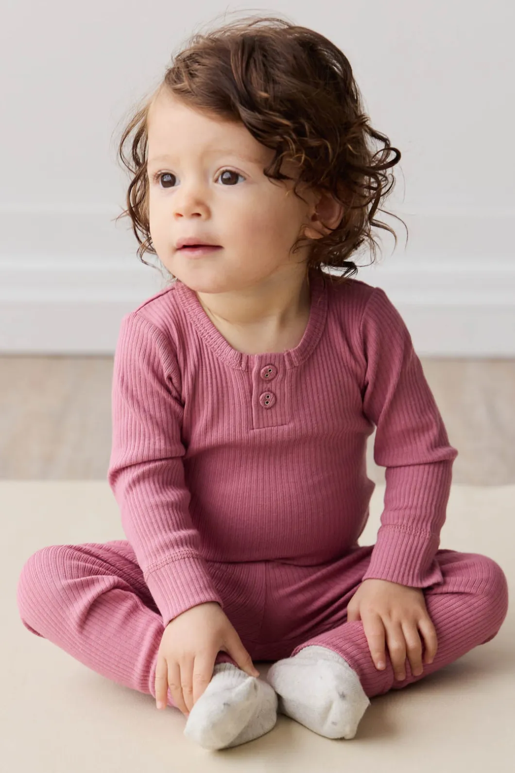 Organic Cotton Modal Everyday Legging - Rosette