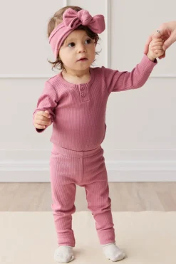 Organic Cotton Modal Everyday Legging - Rosette
