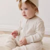 Organic Cotton Modal Frankie Onepiece - Oatmeal Marle