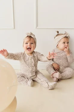 Organic Cotton Modal Frankie Onepiece - Amber Eggnog