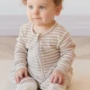 Organic Cotton Modal Gracelyn Onepiece - Narrow Stripe Baker/Cloud