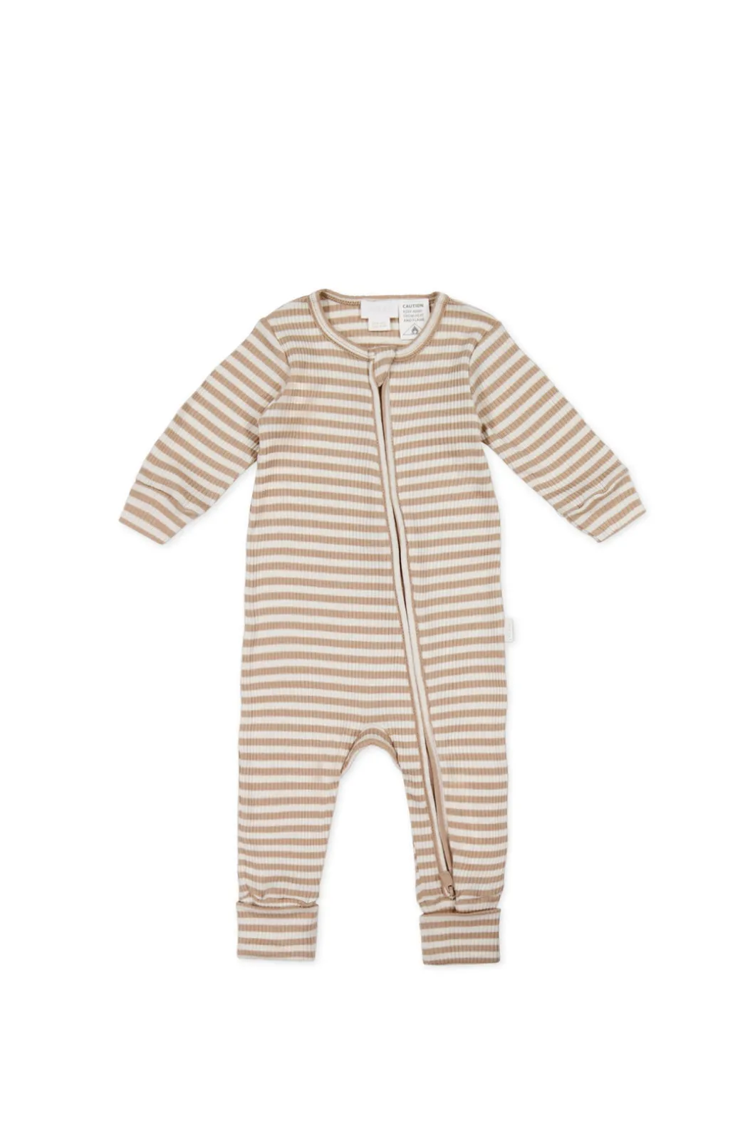 Organic Cotton Modal Gracelyn Onepiece - Narrow Stripe Baker/Cloud