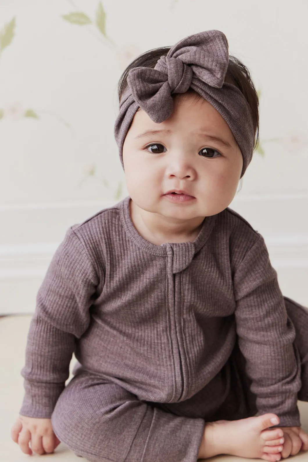Organic Cotton Modal Headband - Truffle Marle