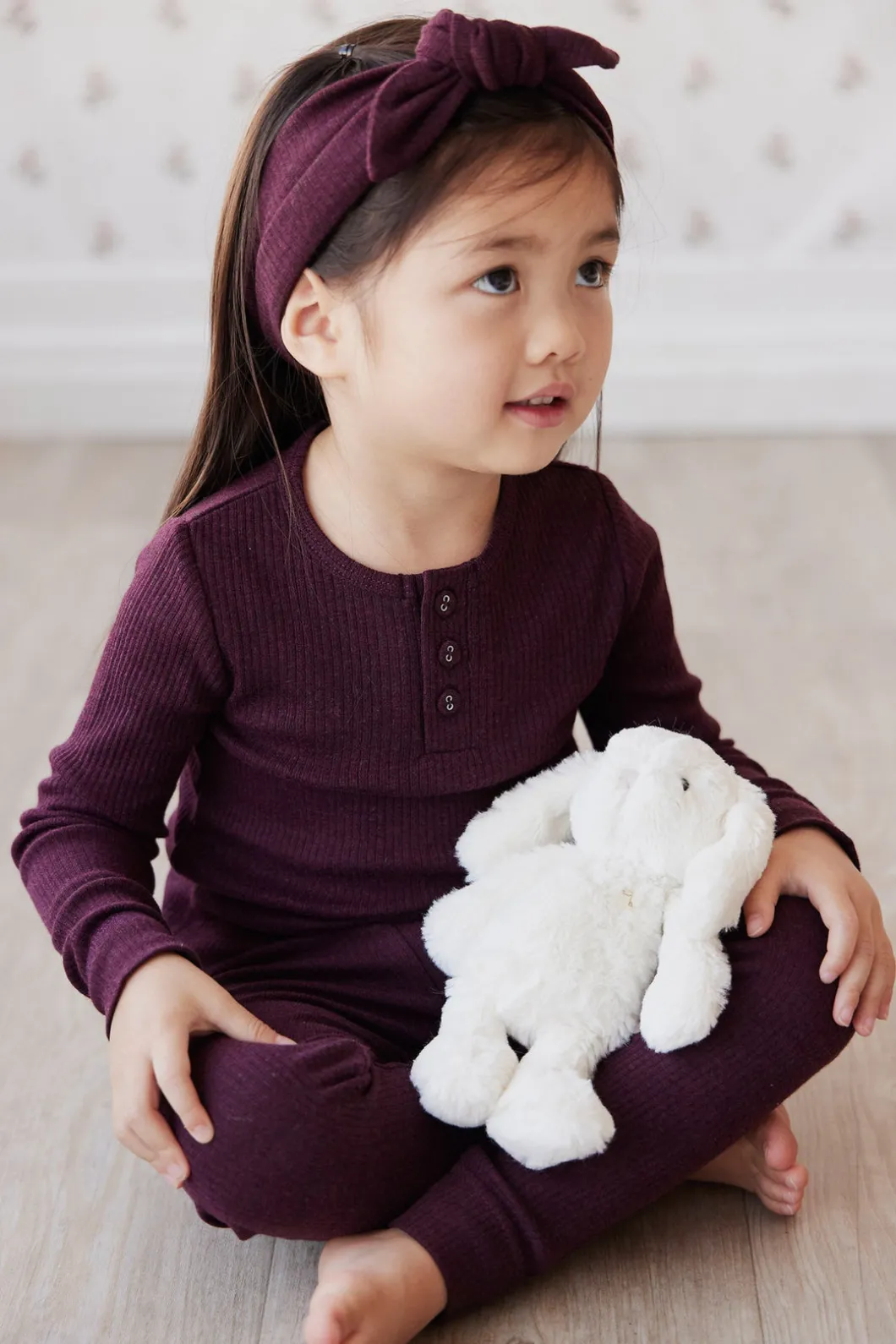 Organic Cotton Modal Headband - Sugar Plum Marle