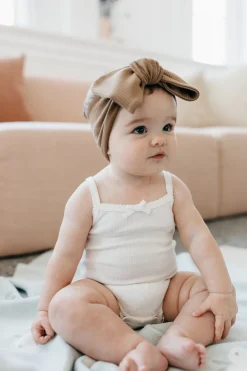 Organic Cotton Modal Headband - Crème Caramel